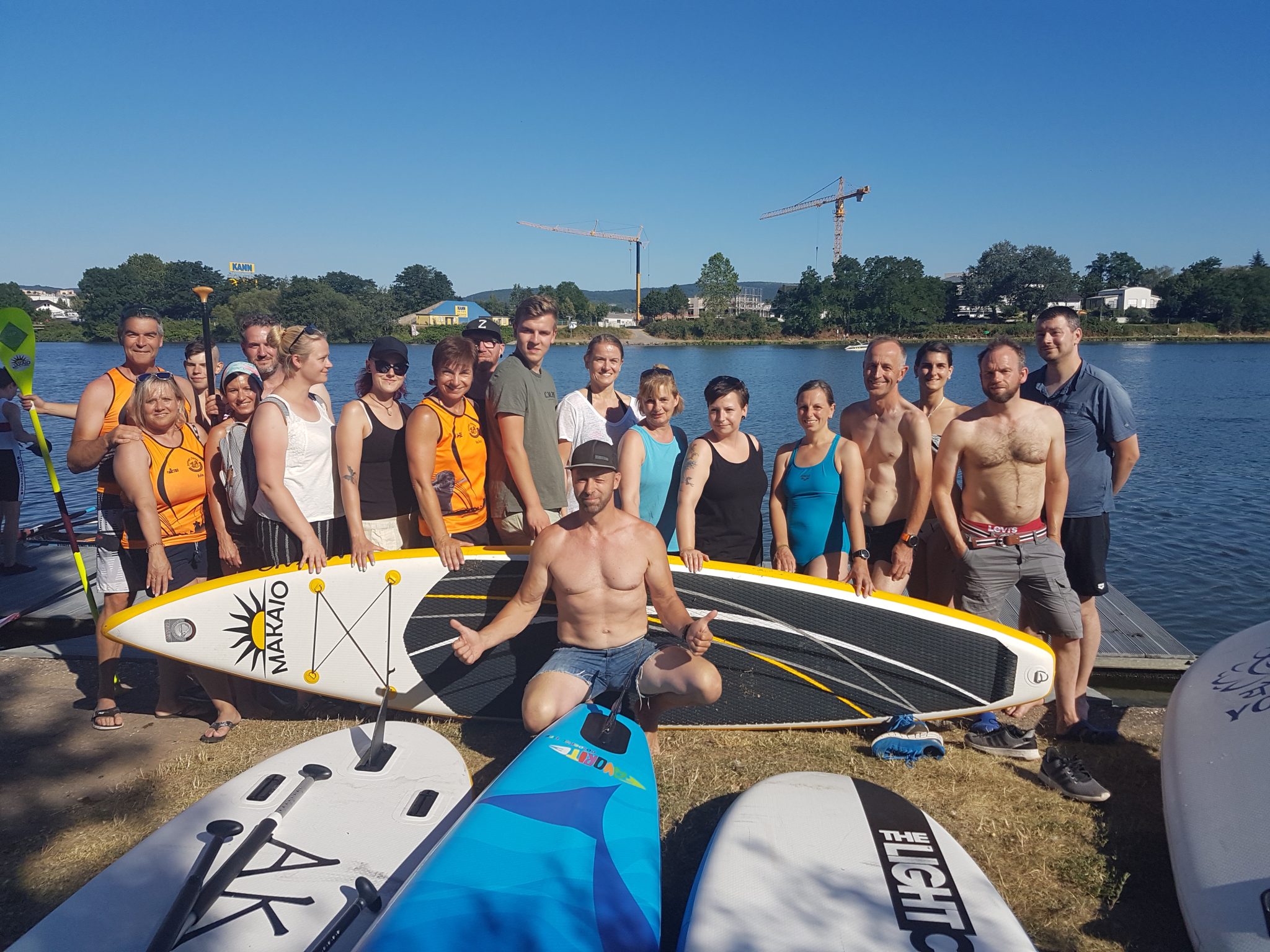 SUP Stand up Paddling beim PSVKoblenz