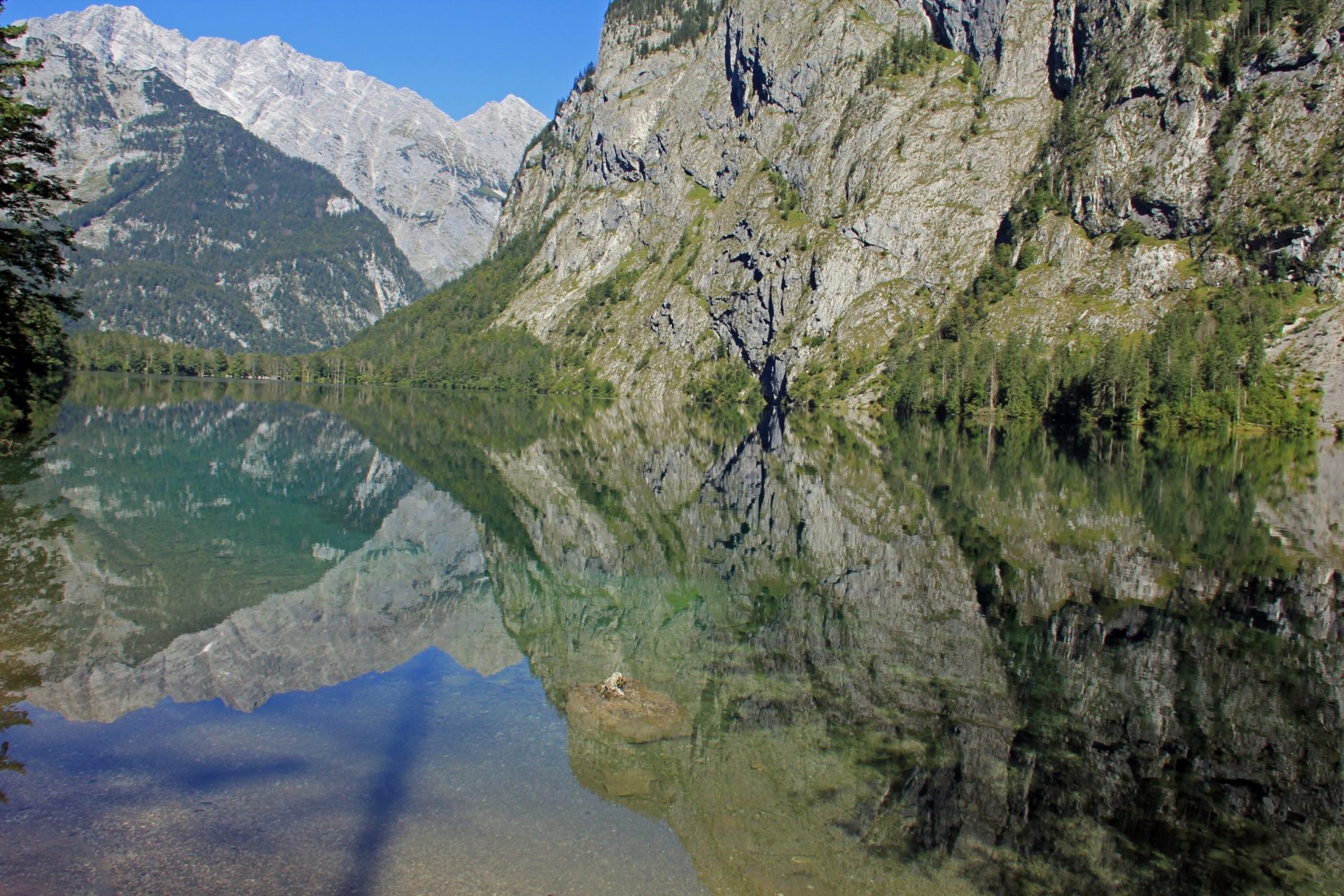 Spiegelung Obersee Berchtesgaden