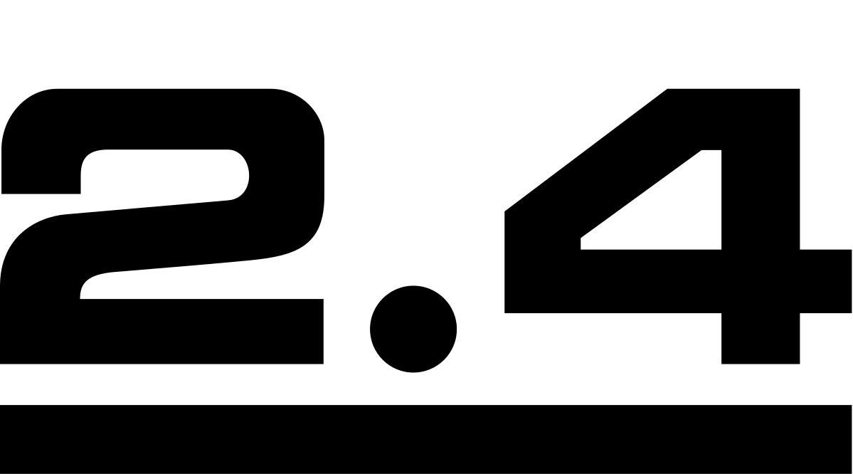 logo 2.4 schwarz